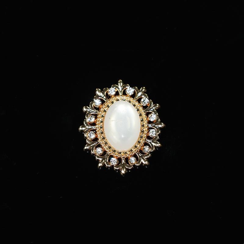 10Pcs Rhinestone Mirror Pearl Hair Accessories DIY Accessories Bridal Headgear Group Fan Decorative Material Shoes and Clothing Bag Accessories