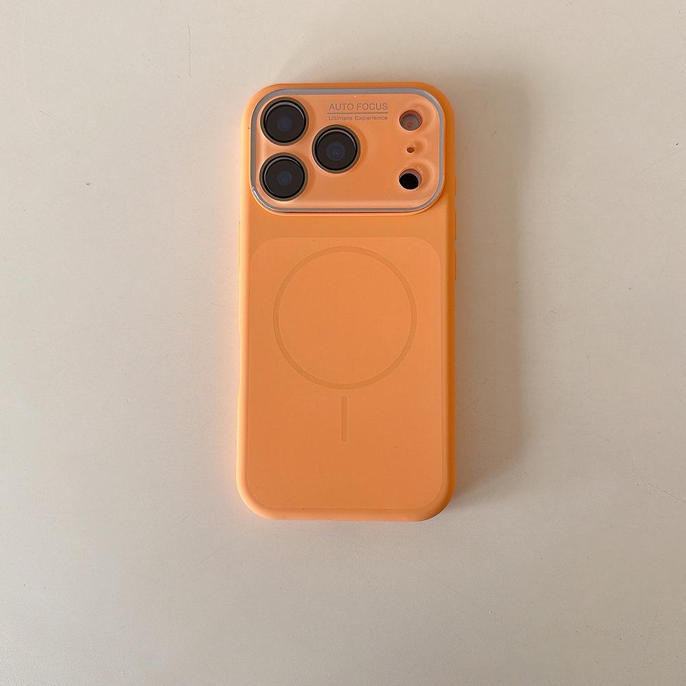High-End Magnetic Window Case for iPhone 17 Pro Max - Contrasting Colors for Apple 16/15 Models