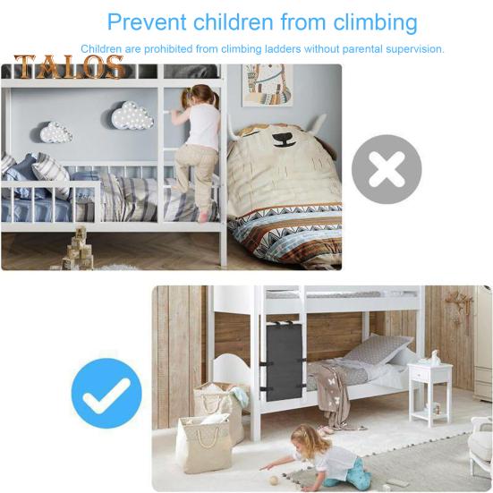 Bunk Bed Ladder Safety Cover Foldable Bunk Bed Ladder Lock Pad Prevent Kids Climbing Universal Bunk Bed Ladder Guard Protector Board