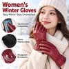 1pair Fleece Lined Winter Gloves Windproof Cycling Gloves Gifts Touchscreen Gloves  Cold Weather