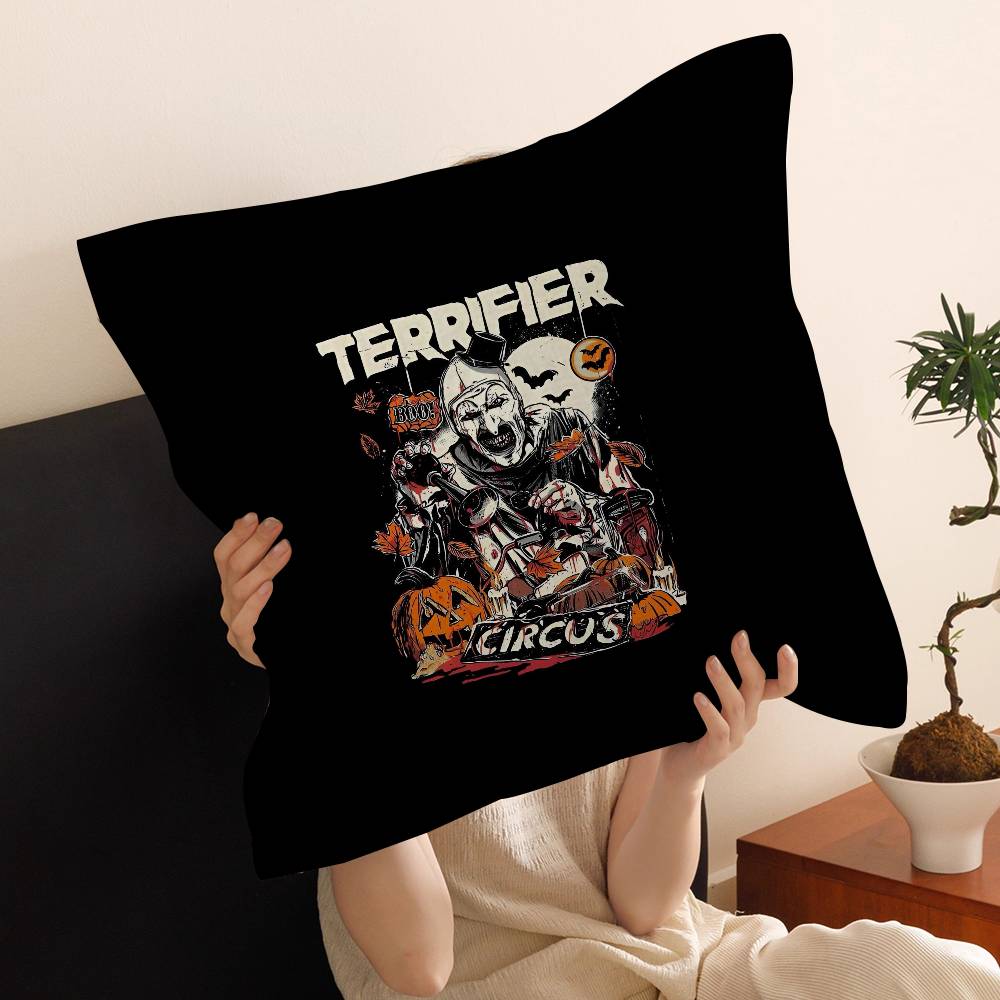 Horrorfilm T-TERRIFIER Kussenhoes Kussensloop Woonkamer Bank Huisdecoratie Op Maat
