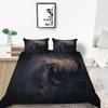 Home Textiles Bedding Suit with Pillowcase 3D Wolf Printed King Double Size Comforter Duvet Cover Bed Sets
