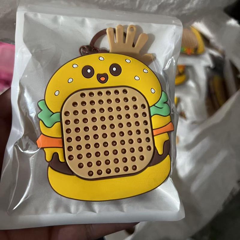 Magnetic Steel Ball Drawing Board Keychain - Cute Backpack Pendant or Car Key Accessory Gift.