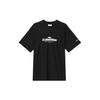 Columbia Letter Print Round Neck Sports Short Sleeve T-Shirt Unisex Tops Black XE8549-016