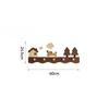 Creative Behind Door Wall Clothes Hanger Cartoon Style Garment Hook Entryway Storage Rack Wall Creative Key Hat Garment Organize