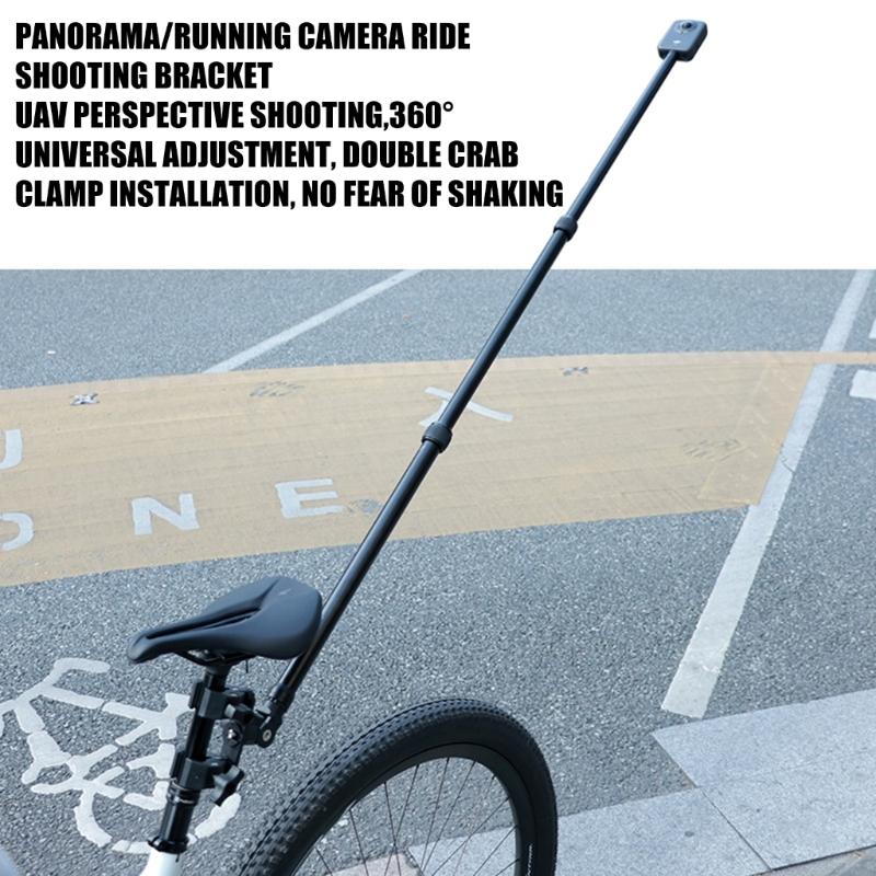Universal Camera Holder Clamp Mount For Bikes Featuring Complete 360°rotatable 210°tilt Movement Secure Grip Design