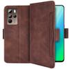 Flip Case for HTC U23 Pro, Card Slot, Brown
