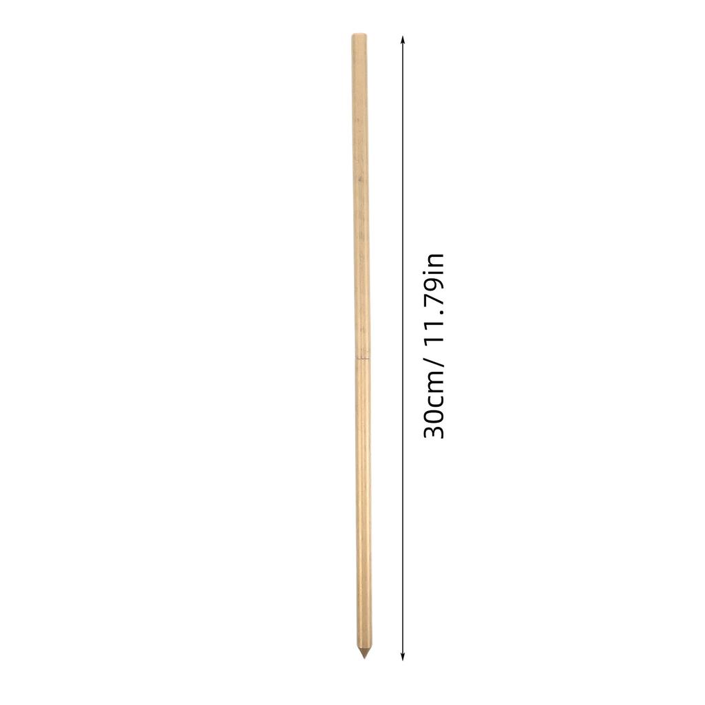 Electric Fence Ground Rod 8mmx300mm Copper Brass Pin Galvanized Rod for Livestock Fence Protection Outdoor Ground Stake