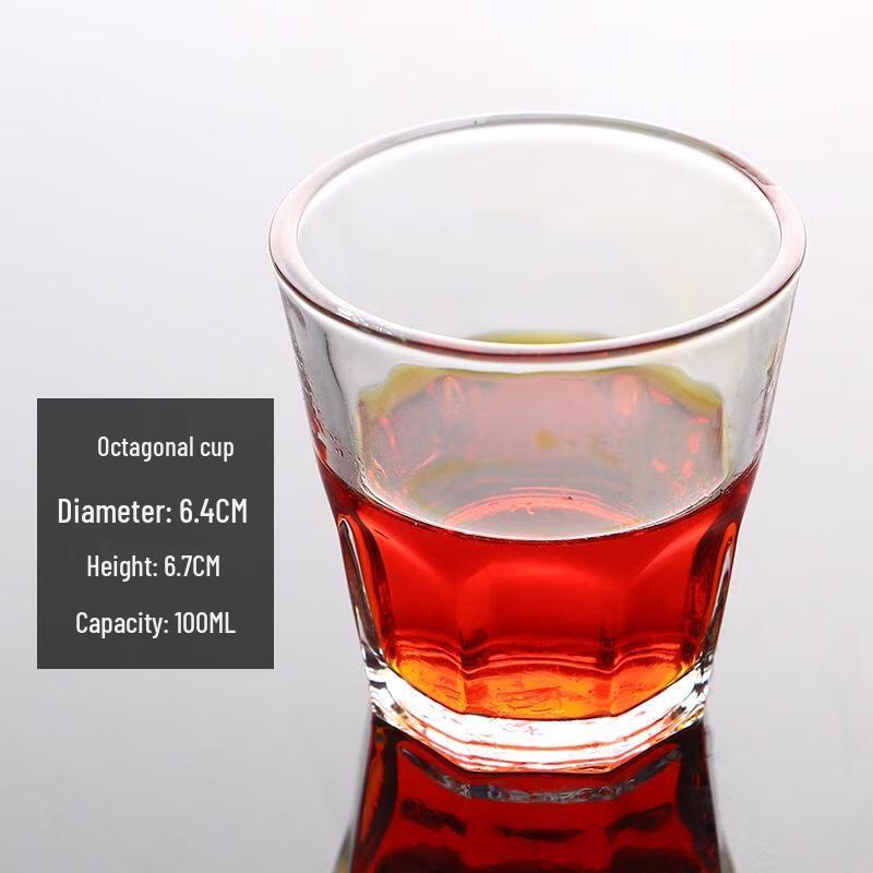 

Deouxingguang Tempered Octagonal Drinking Glasses