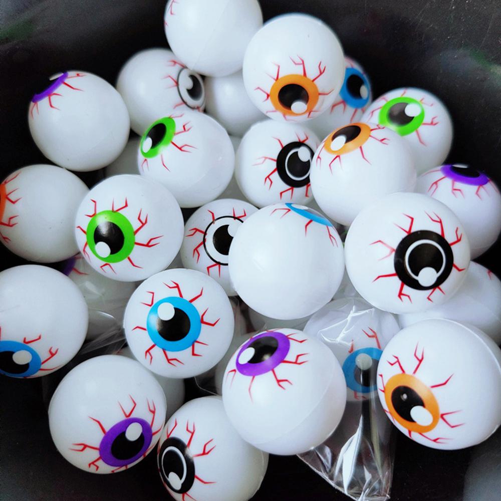 12Pcs Halloween Eyeballs Artificial Horror Scary Eye Balls Kids Trick Or Treat Prank Terror Props Halloween Decoration