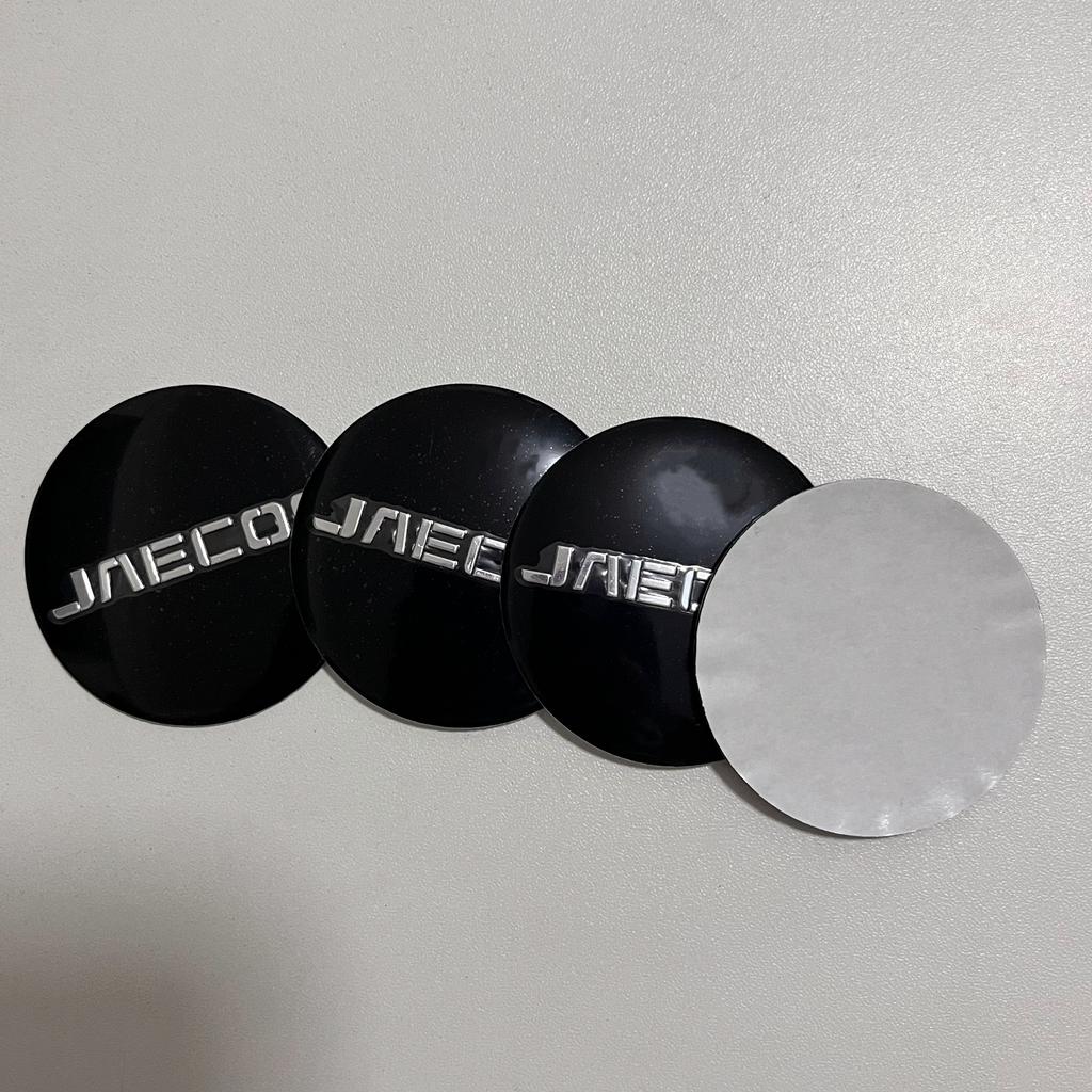 4pcs 20pcs 3D Metal 56mm Car Stickers For JAECOO Car Wheel Center Caps Emblem Refit Decoration Hubcaps Cover Styling Accessories