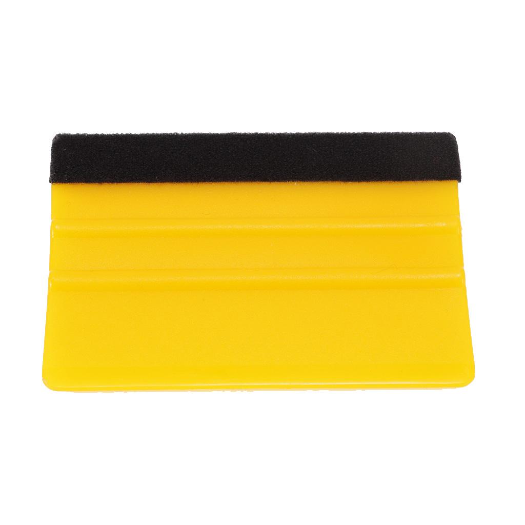 10Pcs HARD Carbon Fiber Film Vinyl Wrapping Fabric Felt Squeegee Car Wrap Window Tint Tool Cleaning Scraper Sticker Remover