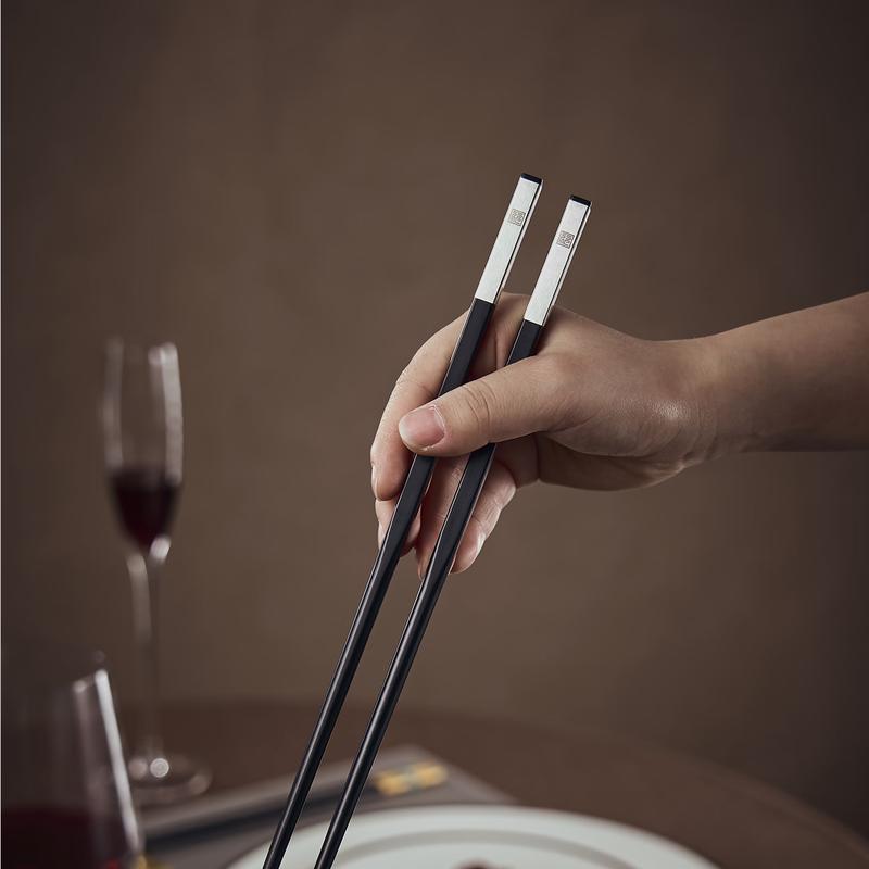 High-End Antibacterial Non-Slip PPS Alloy Chopsticks