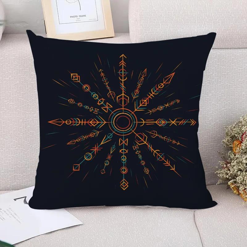 Viking Talisman Decorative Pillowcases For Pillows Cushion Pillowcase Home Decoration Accessories Twin Size Bedding