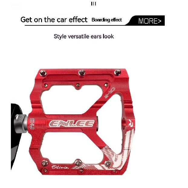 Pedales de Bicicleta ENLEE de una Pieza Aleación de Aluminio CNC Ultraligeros Rodamiento Sellado Du Pedales para Bicicleta BMX Mtb Accesorios