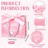Fionupi 36 Pcs Mini Cielito Lindo Baby Shower Gifts Bags With Handles Pink Cielito Lindo Party Candy Treat Goodie Bags With Bow