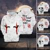 You Can't Kill The Boogeyman Horror Movie Hoodies Men Blood Splatter 3D Printed Sweatshirts Women Halloween Hoody Pullovers Tops