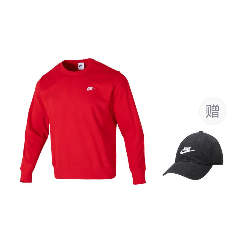 Nike Club Sweatshirt Men's University Red/White FN3889-657