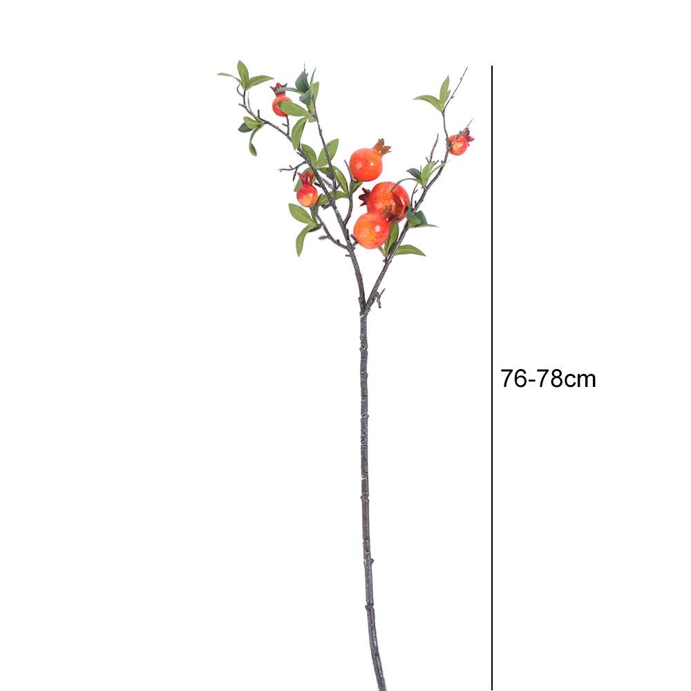 6-Fruit Simulation Pomegranate Fruit Plastic Fake Plants  Chinese New Year Decor