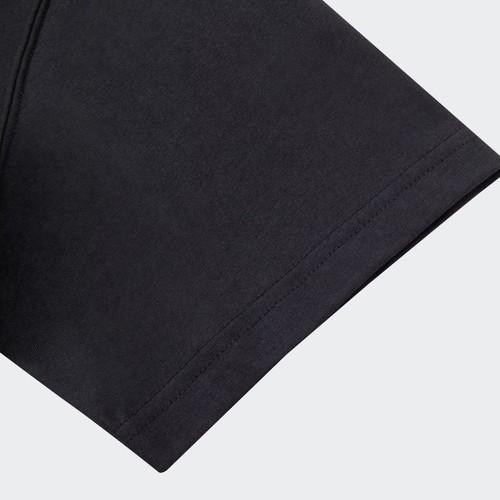 adidas Cartoon Letter Print Sports Casual Short-Sleeve T-Shirt for Men, Black