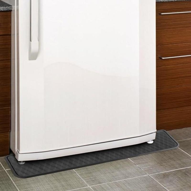 Safe Silicone Freezer Tray Washable Leakproof Bottom Refrigerator Base Guard Perfect for Refrigerators and Appliances