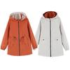 2025 Spring-Autumn Slimming Double-Sided Trench Coat: Waist-Cinching Petite Korean Style, Fashionable and Versatile Women's Outerwear.