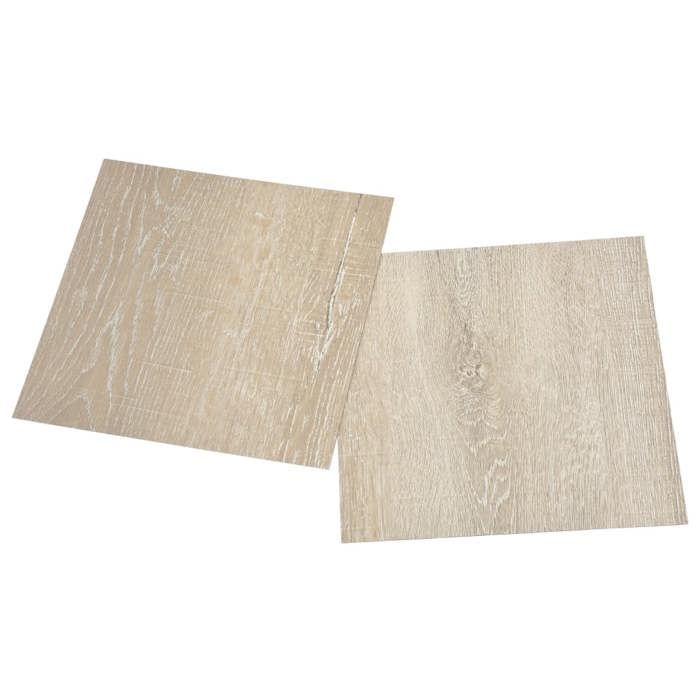 VidaXL 55x Planches de Plancher Autoadhésives Revêtement de Sol Dalle de Sol Salon Salle de Séjour Chambre Maison 324652