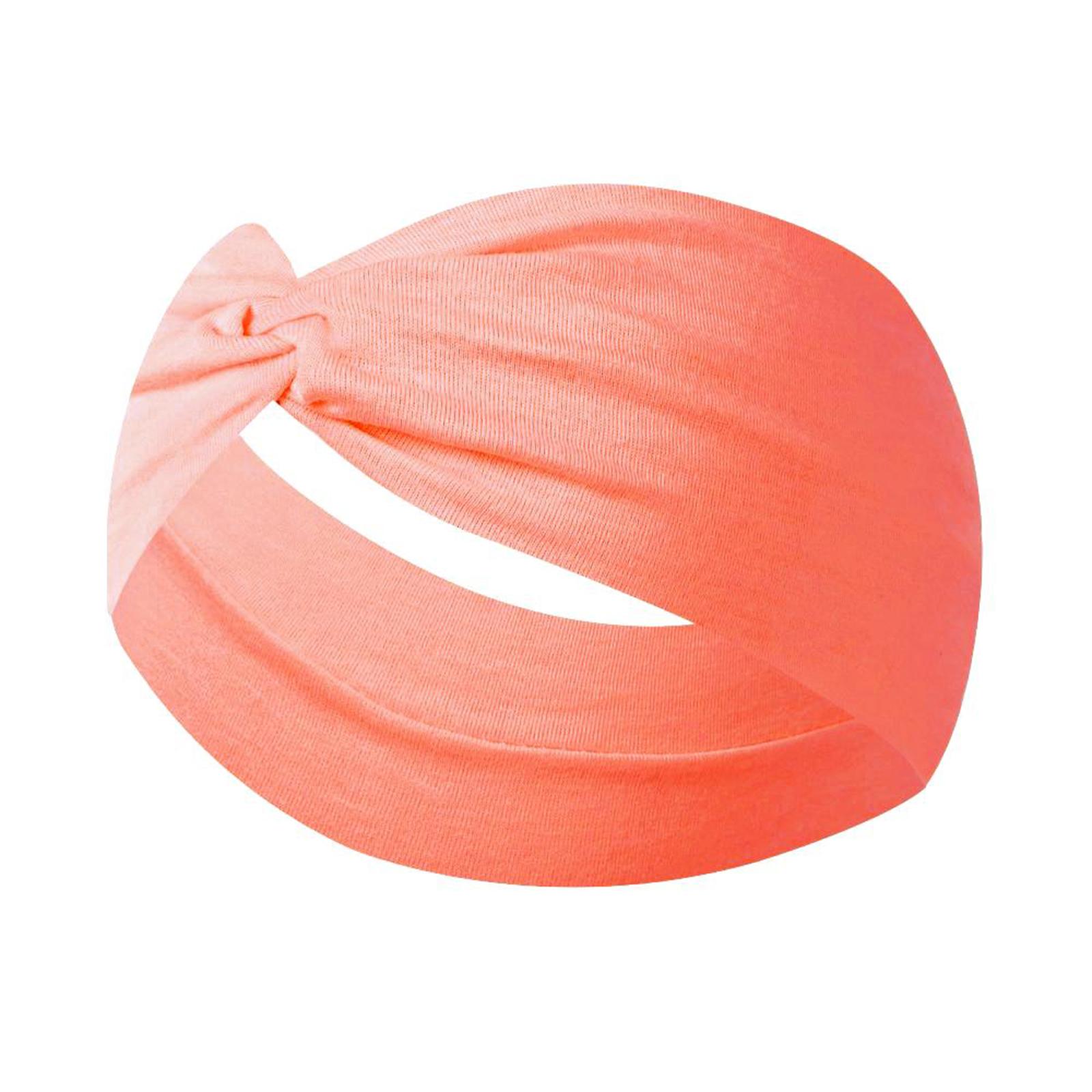 

Unisex Running Fitness Headband For Sports Yoga Sweatproof Elastic Cotton Headscarf One Size кавун червоний колір