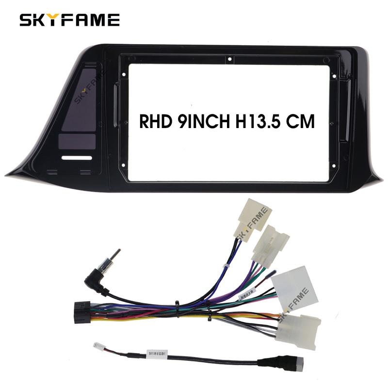SKYFAME Car Frame Fascia Adapter Canbus Box Decoder Android Radio Dash Fitting Panel Kit For Toyota CHR IZOA
