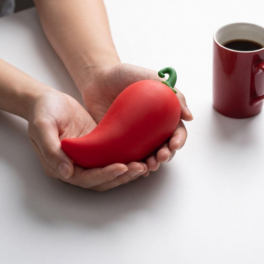 Simulation Peppers Squeeze Toys Vegetables Sensory Fidget Ball Creative Slow Rising Toy Xmas Gift