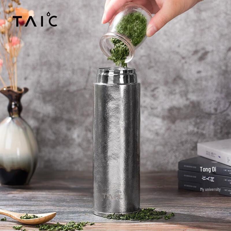 TAIC Pure Titanium Double-Wall Vacuum Insulated Thermos