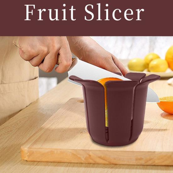 Yousheng 3 Pcs/Set Fruit Slicer Nesting Slicing Guides Lace-Designed Cutting Helper Watermelon Cutter Gadget Stackable Kitchen Tool