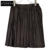 PLEATS PLEASE PP13-JG204 Brown Elastic Waist Pleated Skirt Skirt 1 BrownUsed