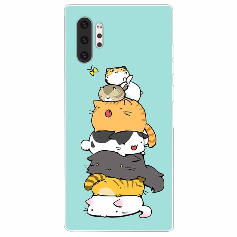 Phone Case For Samsung Note 10 Pro Plus Cover Note10 Silicone Soft Painted Wolf Coque for Samsung Galaxy Note 10 Lite TPU Bumper
