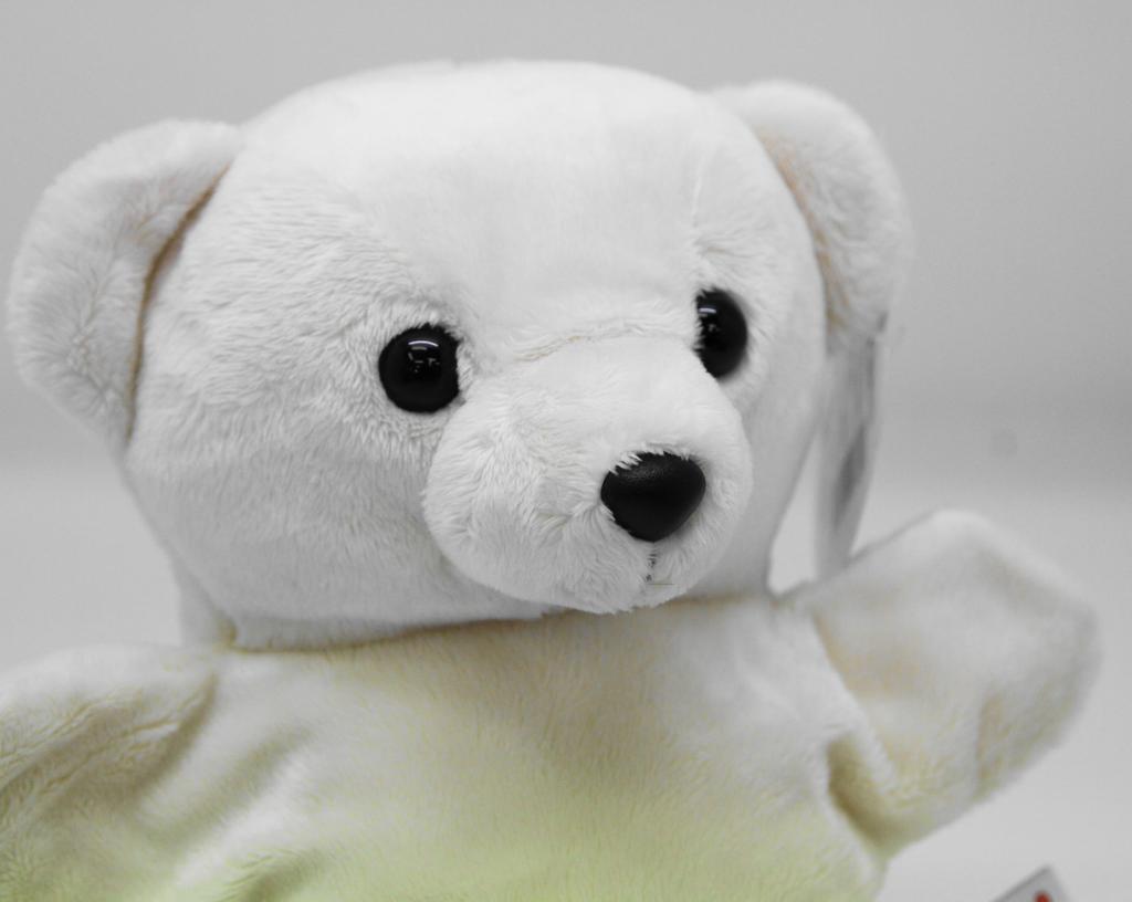 S.T. Aurora World Pluszowa Pacynka Niedźwiedź Polarny