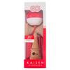 KENDAMA USA Kaizen Kendama Jet Shape Half Split Improved Kendama Half Split JET Shape and (Red White)