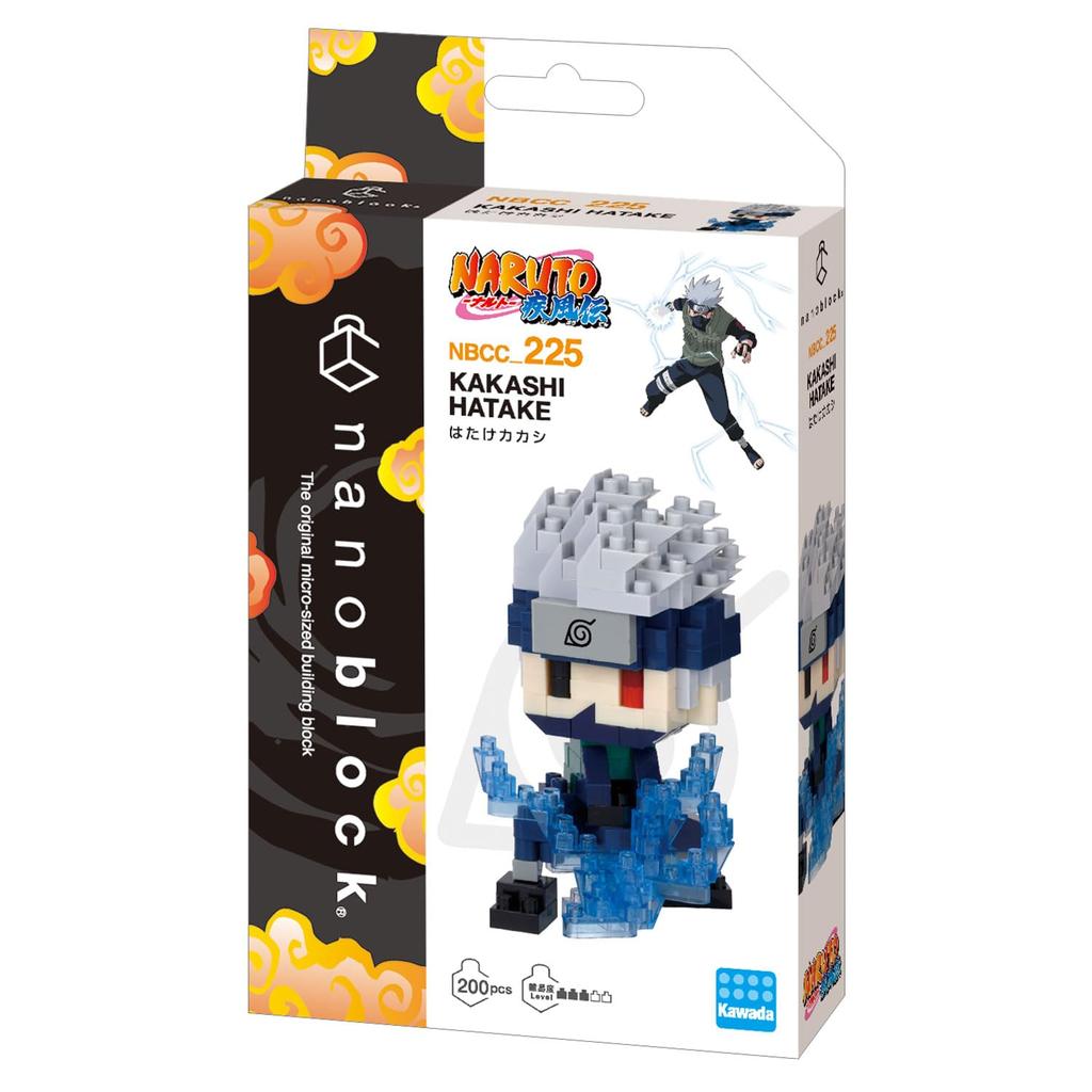 Kawada Nanoblock "NARUTO Shippuden" Kakashi Hatake NBCC_225, 3 x 10.5 x 18 cm, Ages 12 and Up, Interior Decoration, Hobby, NBCC_225