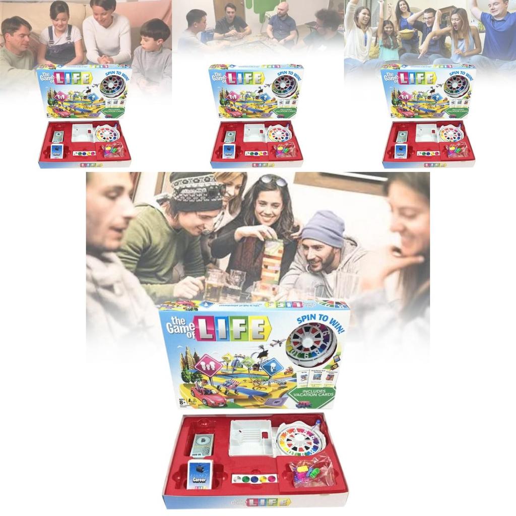 Das Brettspiel „Das Spiel des Lebens“ – Spielspaß für die ganze Familie und interaktives Spiel für alle Altersgruppen.