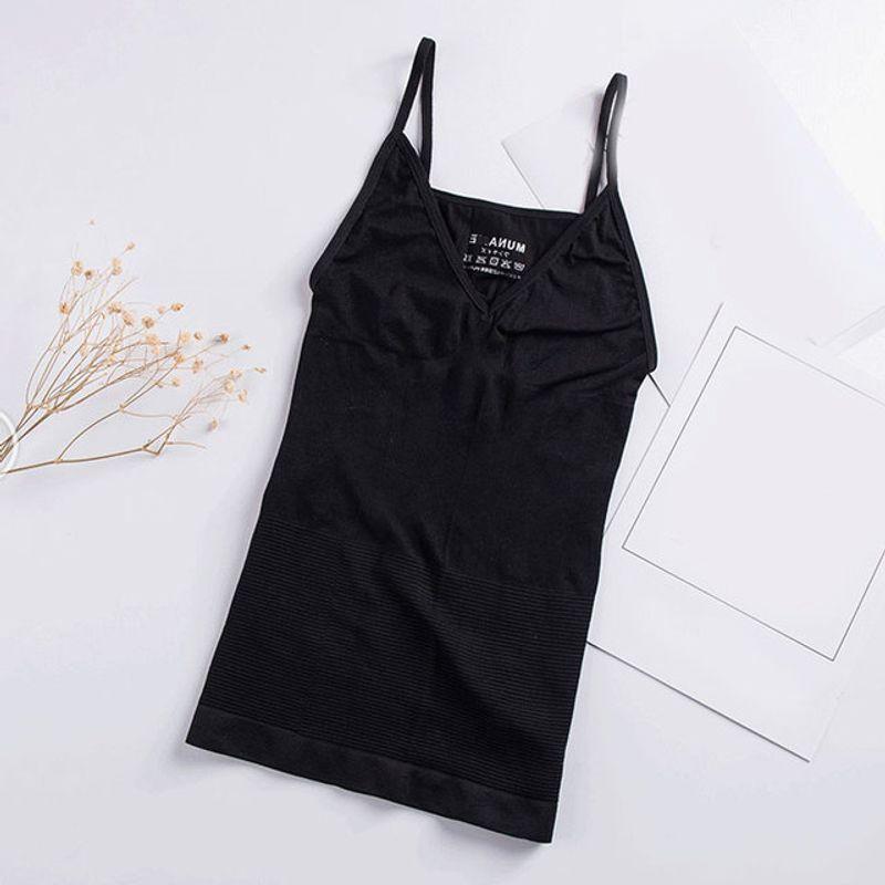 

Слинг для коррекции фигуры Живот V-образный вырез Жилет Слинг для формирования тела Жилет для подтягивания живота black M