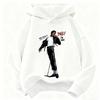 Felpa con cappuccio unisex con stampa Michael Jackson per bambini – Nuova Autunno/Inverno 2026 Felpa calda per bambini Top Grafico Icona Pop Retrò