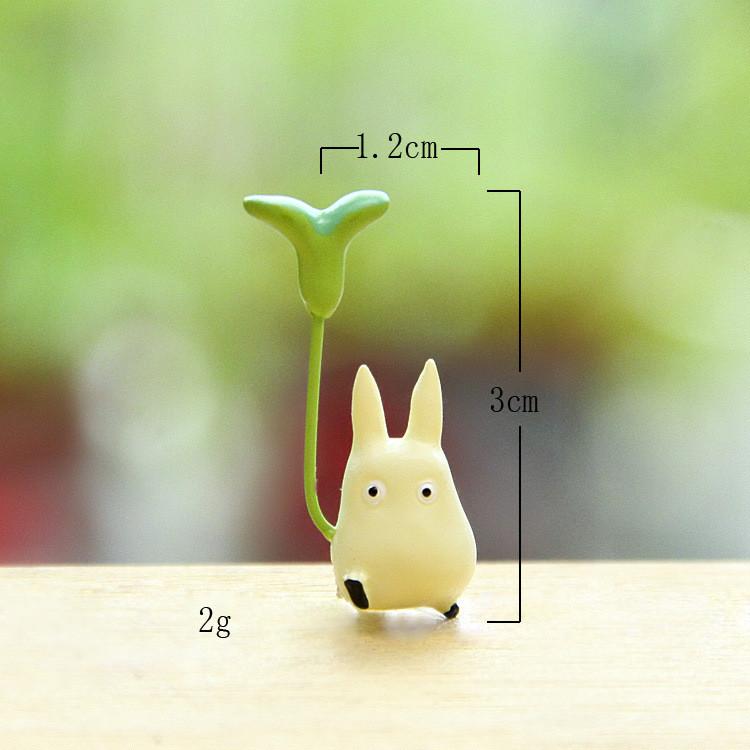 Totoro My Neighbor Model With Leaf Accessories For Creative Home And Party Decor