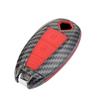 Carbon Fiber Silicone Car Key Case Key Cover For  Suzuki Vitara Swift Ignis Kizashi Sx4 Baleno Ertiga