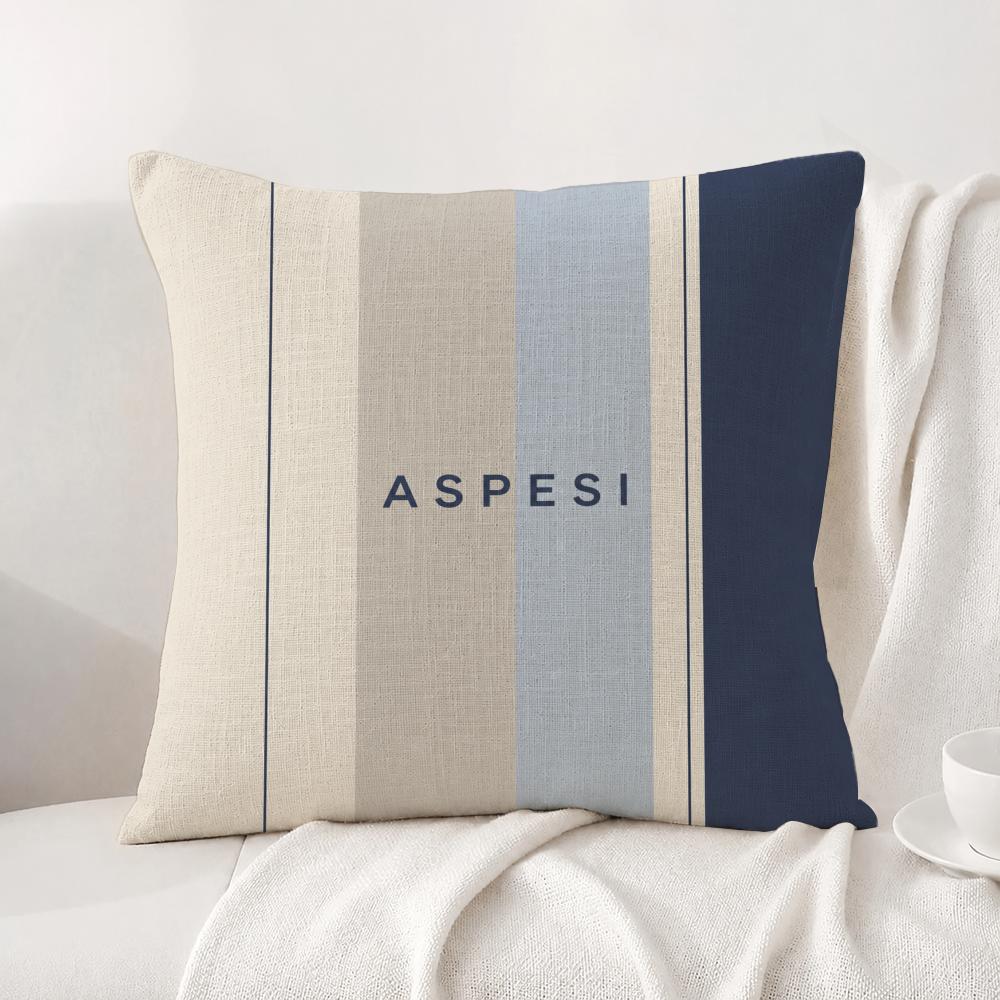 Brand Aspesi Cushion Cover Natural Linen Pillowcase Set AllinOne Decor Cushion Cover for Sofa Bedroom Chair