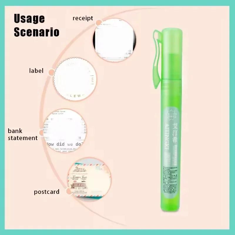 10ml Correction Fluid Information Coverage Liquid Privacy Seal Privacy Cover Security Privacy Spray Thermal Sensitive Paper