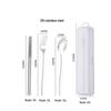 Portable 304 Stainless Steel Cutlery Set