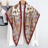 Women S Vintage Style Large Triangle Scarf For Decoration And Matching Jeans