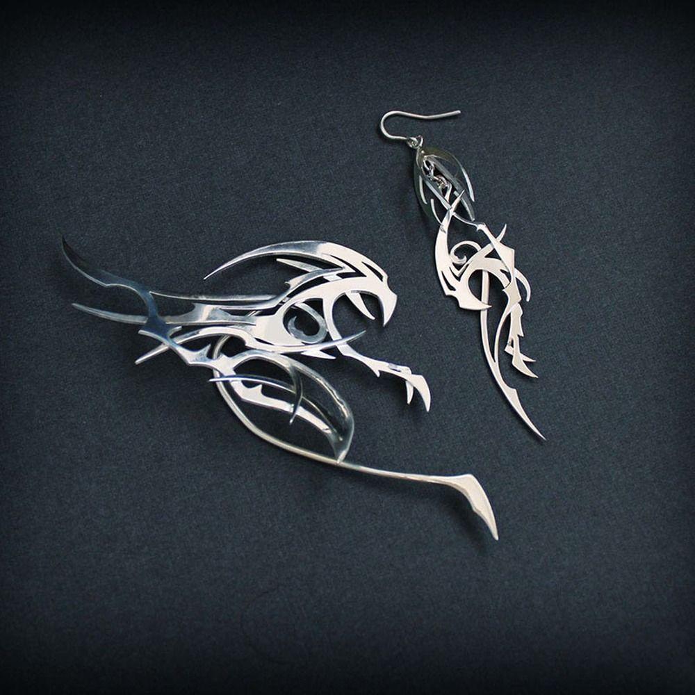 Pendant Girl Gift Gothic Women Zircon Earrings Rhinestone Korean Style Dangle Earrings Ear Drop
