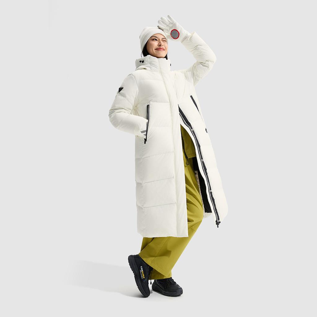 Li Ning Hot Pots Down Collection Down Jacket Women's Ivory AYMU242-1