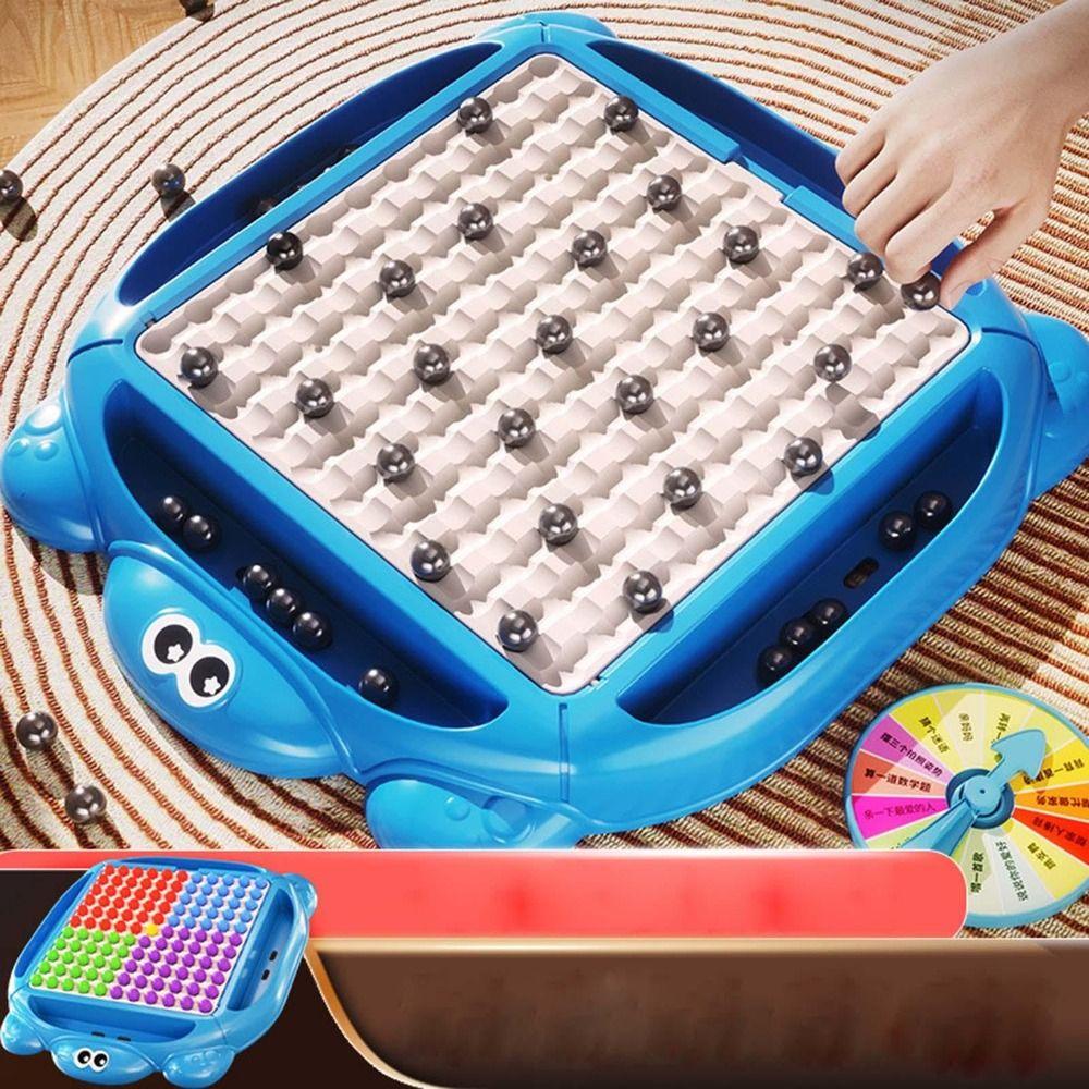 

Многопользовательская игра Magnetism Versus Chess Blue Turtle Chess Rocks Set Семейство магнитных шахматных игр 40 Stones