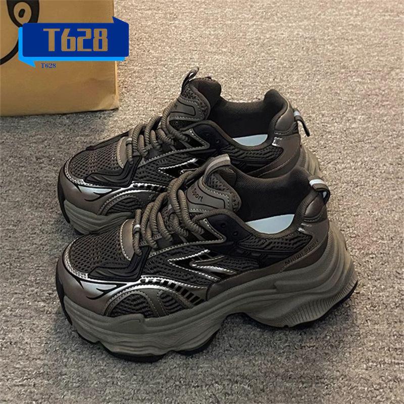 High Value Versatile Dad Shoes Women Ins Tide 2025 Early Autumn New Internet Celebrity Height Increase Lightweight Sports Dad Shoes Women